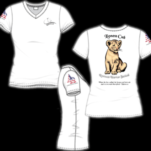 Girl's Lioness Cub - White
