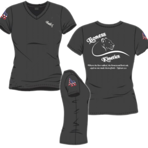 Women's Lioness Kinetics V-neck - Black